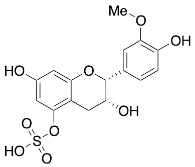 (2R,3R)-3,4-Dihydro-3,7-dihydroxy-2-(4-hydroxy-3-methoxyphenyl)-2H-1-benzopyran-5-yl Hydrogen Sulfate