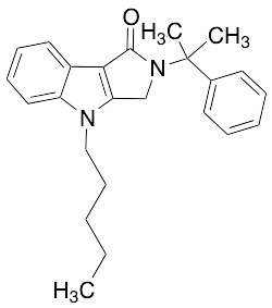 4-Pentyl-2-(2-phenylpropan-2-yl)-2,3-dihydropyrrolo[3,4-b]indol-1(4H)-one
