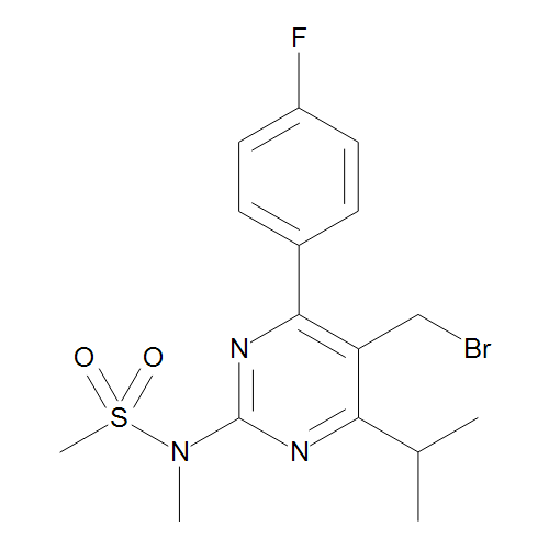 N-[5-(Bromomethyl)-4-(4-fluorophenyl)-6-isopropylpyrimidin-2-yl]-N-methylmethanesulfonamide