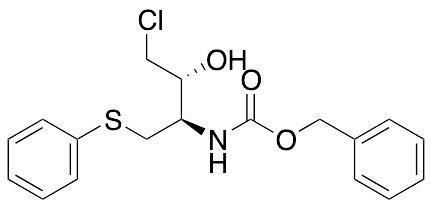 (2R,3R)-1-Chloro-2-hydroxy-3-[(benzyloxycarbonyl)amino]-4-(phenylthio)butane