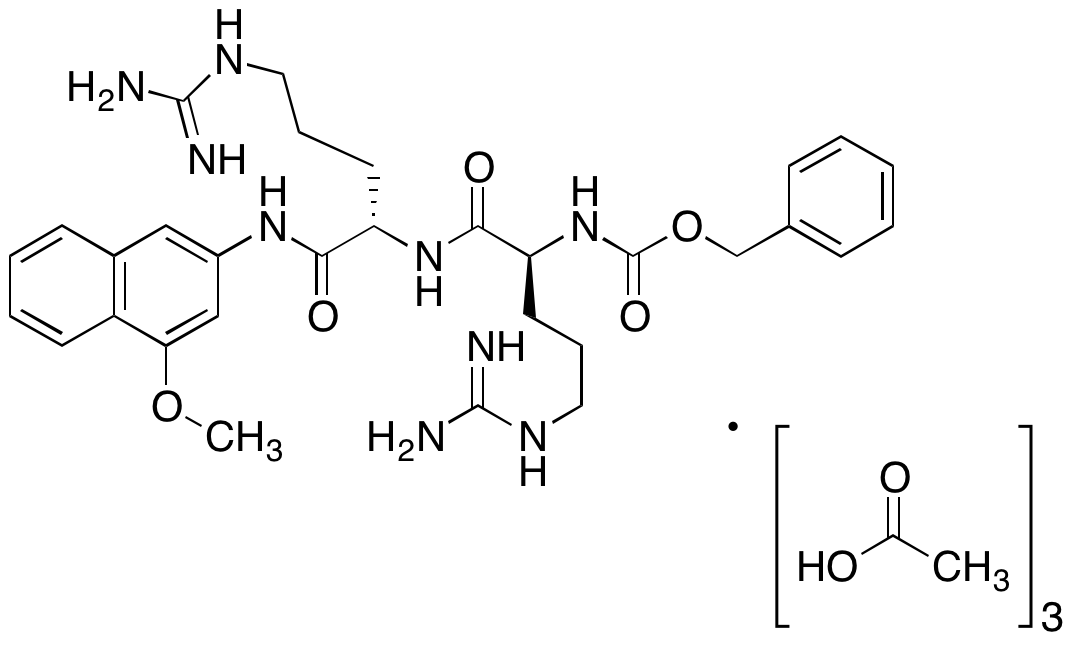 N-alpha-CBZ-L-arginyl-L-arginine 4-Methoxy-beta-naphthylamide, Acetate Salt