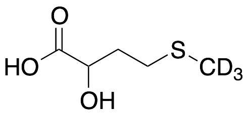 2-​Hydroxy-​4-​(methylsulfanyl)​butanoic Acid-d3