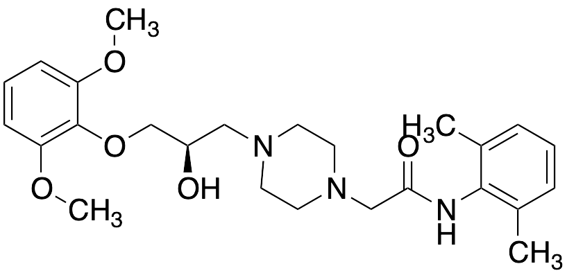 (R)-2-(4-(3-(2,6-Dimethoxyphenoxy)-2-hydroxypropyl)piperazin-1-yl)-N-(2,6-dimethylphenyl)acetamide