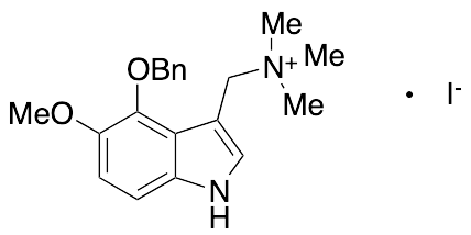 1-(4-(Benzyloxy)-5-methoxy-1H-indol-3-yl)-N,N,N-trimethylmethanaminium Iodide