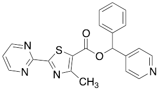 phenyl(pyridin-4-yl)methyl 4-methyl-2-(pyrimidin-2-yl)-1,3-thiazole-5-carboxylate