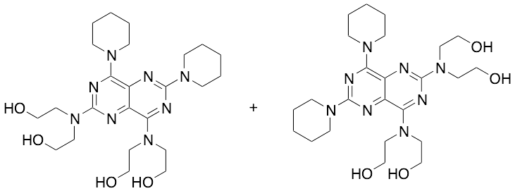 2,4-Dipiperido-6,8-didiethanolamino Dipyridamole +2,8-Dipiperido-4,6-didiethanolamino Dipyridamole(Mixture)