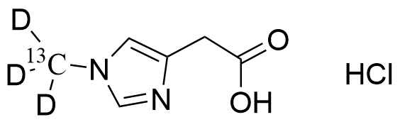 1-Methyl-4-imidazoleacetic Acid Hydrochloride-13C,d3
