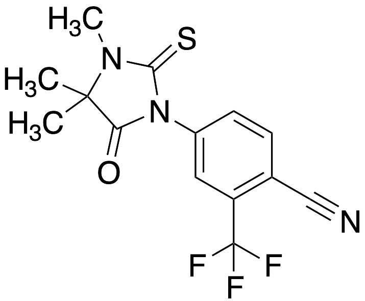 4-(5-Oxo-2-thioxo-3,4,4-trimethyl-1-imidazolidinyl)-2-trifluoromethylbenzonitrile