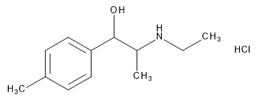 d,l-4-Methyl-N-ethyl-norephedrine.HCl