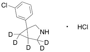 1-(3-Chlorophenyl)-3-azabicyclo[3.1.0]hexane Hydrochloride-d5