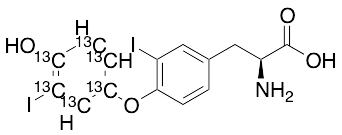 l-3,3'-Diiodothyronine (t2) (phenoxy-13c6, 99%)