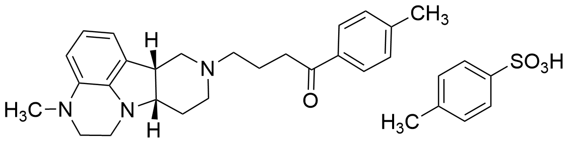 4-Desfluoro-4-methyl Lumateperone PTSA Salt