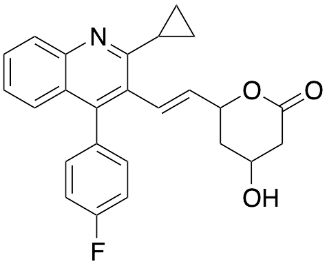 (E)-6-(2-(2-Cyclopropyl-4-(4-fluorophenyl)quinolin-3-yl)vinyl)-4-hydroxytetrahydro-2H-pyran-2-one