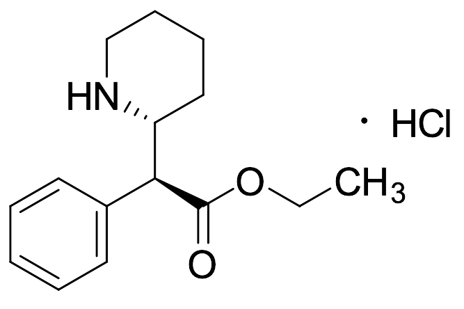 (alphaS,2R)-alpha-Phenyl-2-piperidineacetic Acid Ethyl Ester Hydrochloride
