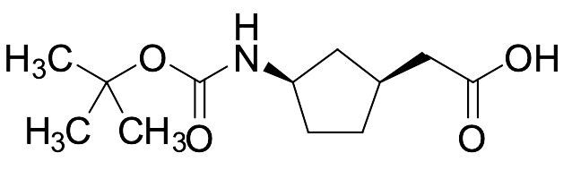 2-(trans-3-((tert-Butoxycarbonyl)amino)cyclopentyl)acetic Acid