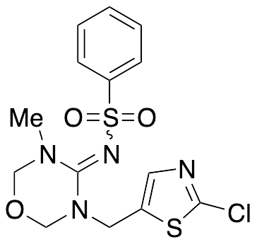N-(3-((2-Chlorothiazol-5-yl)methyl)-5-methyl-1,3,5-oxadiazinan-4-ylidene)benzenesulfonamide
