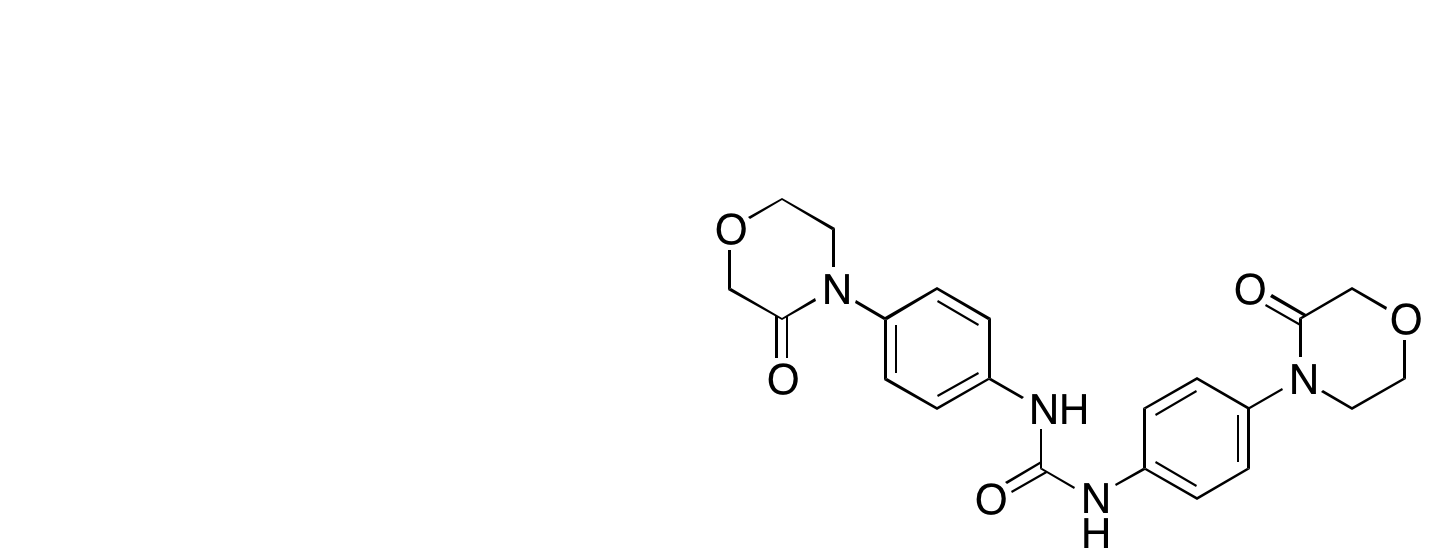 N,N'-Bis[4-(3-oxo-4-morpholinyl)phenyl]urea