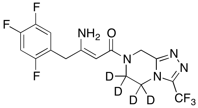 (2Z)-4-Oxo-4-[3-(trifluoromethyl)-5,6-dihydro-[1,2,4]triazolo[4,3-a]pyrazin-7(8H)-yl]-1-(2,4,5-trifluorophenyl)but-2-en-2-amine-d4