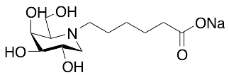 N-5-Carboxypentyl-1-deoxygalactonojirimycin Sodium Salt