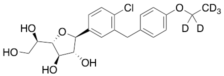 (2S,3R,4R,5S)-2-(4-Chloro-3-(4-ethoxybenzyl)phenyl)-5-((R)-1,2-dihydroxyethyl)tetrahydrofuran-3,4-diol-d5