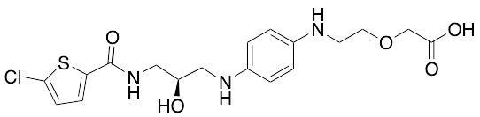 (R)-2-(2-((4-((3-(5-Chlorothiophene-2-carboxamido)-2-hydroxypropyl)amino)phenyl)amino)ethoxy)acetic Acid