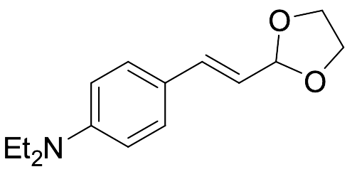 trans-4-[2-(1,3-Dioxolan-2-yl)ethenyl]-N,N-diethylbenzenamine