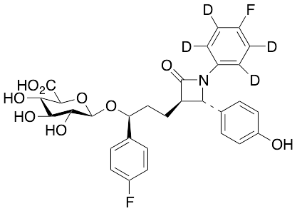 Ezetimibe Hydroxy-d4 beta-D-Glucuronide