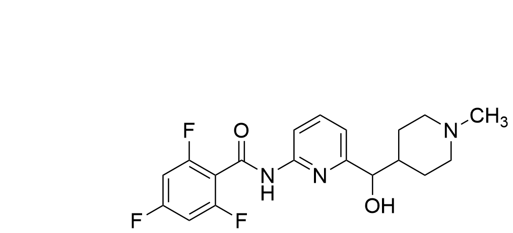 2,4,6-Trifluoro-N-(6-(hydroxy(1-methylpiperidin-4-yl)methyl)pyridin-2-yl)benzamide