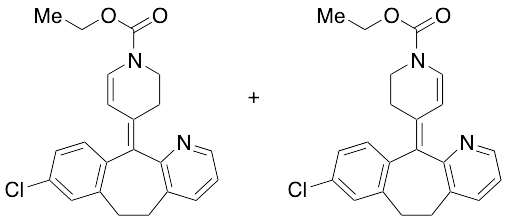 Ethyl 4-(8-chloro-5,6-dihydro-11H-benzo[5,6]cyclohepta[1,2-b]pyridin-11-yllidene)piperidine-2-ene-1-carboxyate