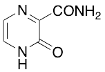 3,4-Dihydro-3-oxopyrazine-2-carboxamide (Defluorofavipiravir)