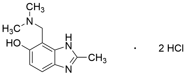 2-Methyl-4-(dimethylaminomethyl)-5-hydroxybenzimidazole Dihydrochloride