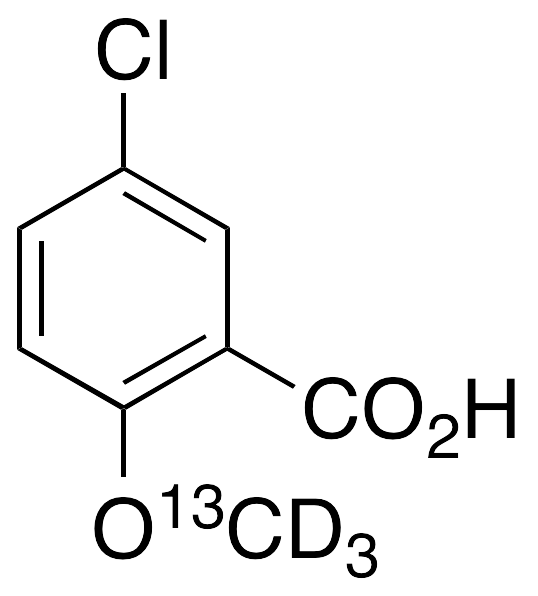 5-Chloro-2-methoxy-benzoic Acid-13C,d3