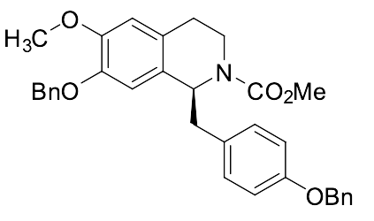 Dibenzyloxy (+)-S-N-Methylcoclaurine-2(1H)-Carboxylate
