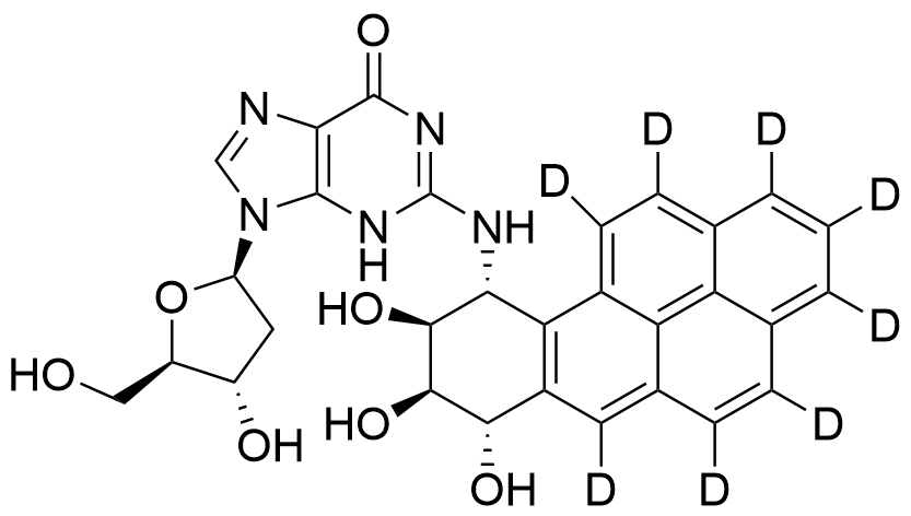(+/-)-trans-anti-N2-BPDE-dG-D8
