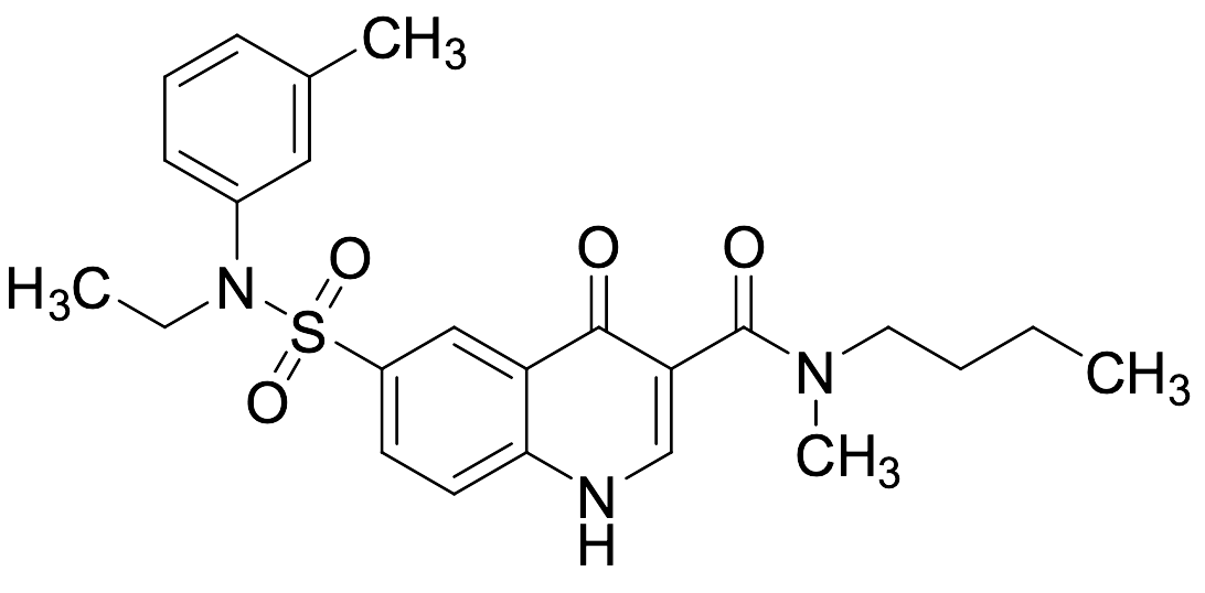 N-Butyl-6-[[Ethyl(3-methylphenyl)amino]sulfonyl]-1,4-dihydro-N-methyl-4-oxo-3-quinolinecarboxamide