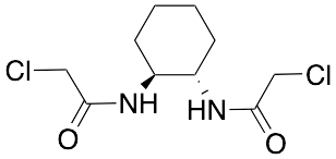 (+/-)-trans-1,2-Bis(chloroacetamido)cyclohexane