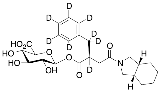 Mitiglinide Acyl-beta-D-glucuronide-d8