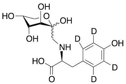 N-(1-Deoxy-D-fructos-1-yl)​-L-tyrosine-d4