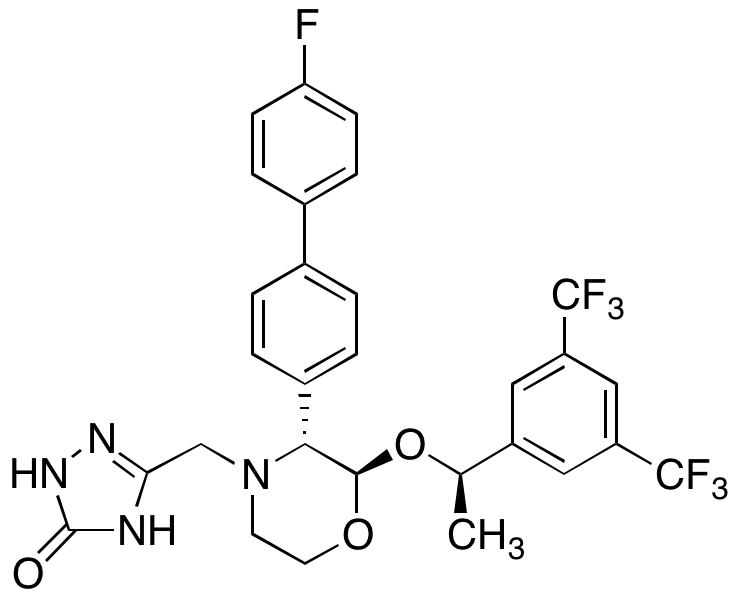3-Des-(4-fluorophenyl) 3-(R)-(4'-Fluorobiphen-4-yl) Aprepitant