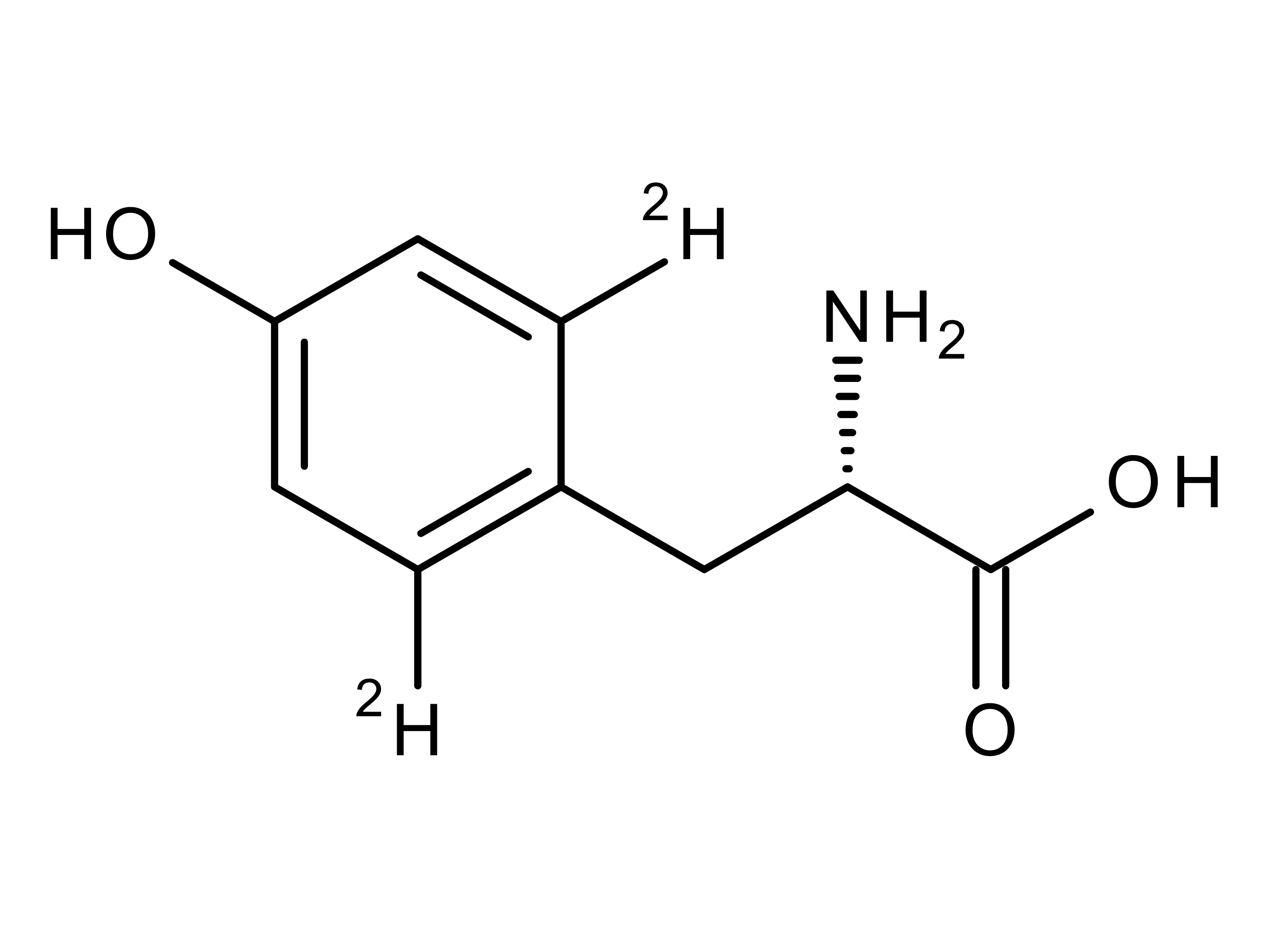 L-4-Hydroxyphenyl-2,6-d2-alanine