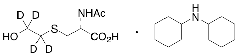 N-Acetyl-S-(2-hydroxyethyl-d4)-L-cysteine Dicyclohexylamine Salt