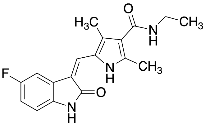 (Z)-N-Ethyl-5-((5-fluoro-2-oxoindolin-3-ylidene)methyl)-2,4-dimethyl-1H-pyrrole-3-carboxamide