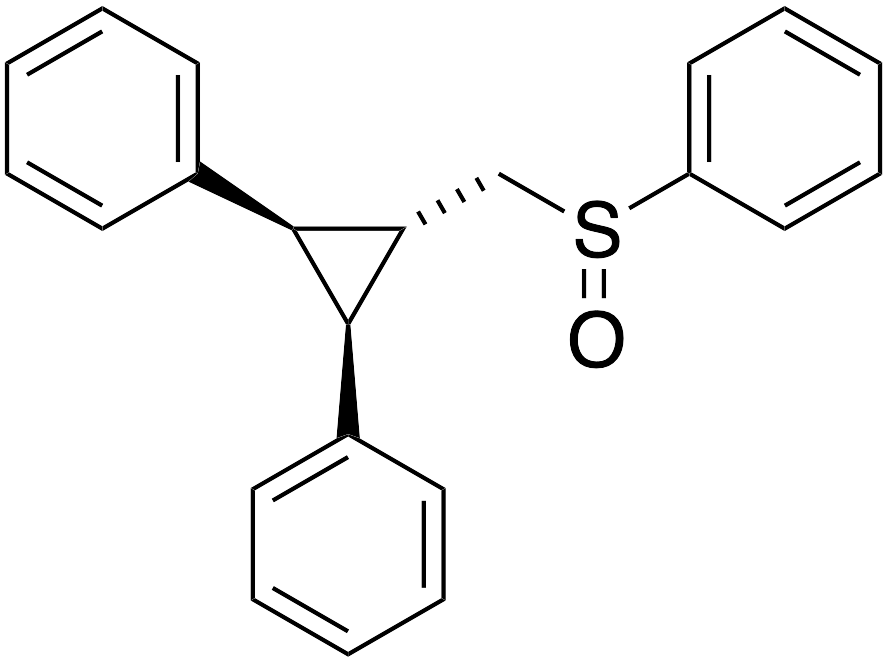 trans-2,3-Diphenylcyclopropylmethyl Phenyl Sulfide Sulfoxide