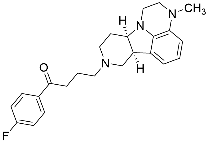 1-(4-Fluorophenyl)-4-((6bS,10aR)-3-methyl-2,3,6b,9,10,10a-hexahydro-1H-pyrido[3',4':4,5]pyrrolo[1,2,3-de]quinoxalin-8(7H)-yl)butan-1-one