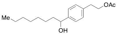 2-[4-(1-Hydroxyoctyl)phenyl]ethyl Acetate
