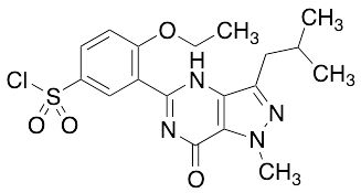 3-[6,7-Dihydro-1-methyl-3-(2-methylpropyl)-7-oxo-1H-pyrazolo[4,3-d]pyrimidin-5-yl]-4-ethoxybenzenesulfonyl Chloride