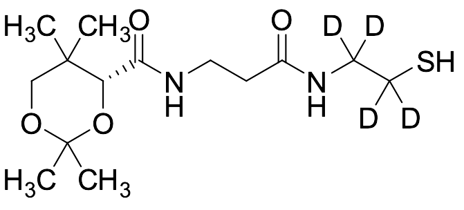 Des-2,4-Dihydroxy Pantetheine Carboxamide-d4