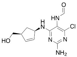 (1R-cis)-N-[2-amino-4-chloro-6-[[4-(hydroxymethyl)-2-cyclopenten-1-yl]amino]-5-pyrimidinyl]-formamide