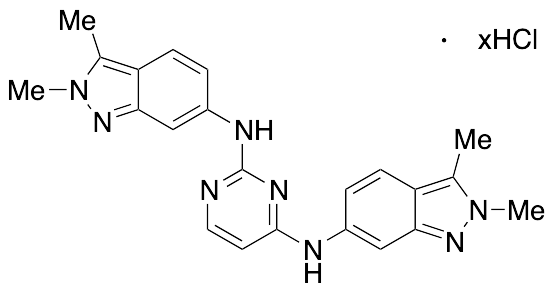 N2,N4-Bis(2,3-dimethyl-2H-indazol-6-yl)-2,4-pyrimidinediamine Hydrochloride