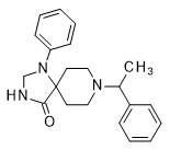 1-Phenyl-8-(1-phenylethyl)-1,3,8-triazaspiro[4.5]decan-4-one